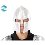 Masque mdival - atosa - casque chevalier en guerre - blanc - adulte - extrieur