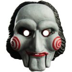 Masque en plastique saw - rubies - adulte - blanc - halloween