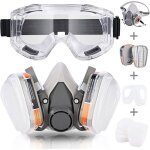 Masque de protection respiratoire réutilisable faburo anti - gaz anti - poussière avec filtres pour peinture ... Masque de protection respiratoire réutilisable faburo anti - gaz anti - poussière avec filtres pour peinture ...