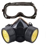 Masque respiratoire kit masque protection respiratoire rutilisable anti poussire anti gaz masque chimique ...