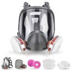 Masque respiratoire r�utilisable anti - vapeur organique anti - bu�e masque complet pour peinture polissage ...