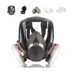 Masque respiratoire réutilisable protection contre gaz vapeurs organiques compatible filtre à particules ... Masque respiratoire réutilisable protection contre gaz vapeurs organiques compatible filtre à particules ...