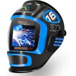 Masque de soudage hitbox ly800f - grande vue auto assombrissement true color