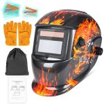 Masque de soudage masque de soudeur automatique solaire true color grande visibilit� din 9 - 13
