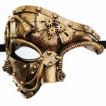 Masque v�nitien cyborg en m�tal steampunk masque de mascarade pour f�te costum�e dhalloween / fant�me ...