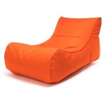 Master polyester canap� pouf outdoor pouf fauteuil relax salon 115x65x60cm orange - ecopuf