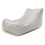 Master polyester canap� pouf outdoor pouf fauteuil relax salon 115x65x60cm perle - ecopuf