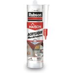 Mastic acrylique rubson 280 ml - blanc pour murs & fen�tres lot de 6