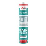 Mastic silicone pour joints étanchéité douche salle de bain cuisine - arcamastic sanitaire 300 ml x 1 ... Mastic silicone pour joints étanchéité douche salle de bain cuisine - arcamastic sanitaire 300 ml x 1 ...