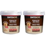 Mastic sintobois 2 kg - pr�t � lemploi pour gros trous - int�rieur et ext�rieur