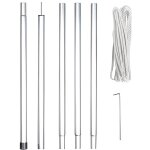 Mt pour voile solaire - 2. 5m - avec hauban