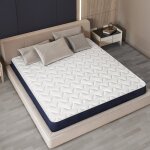 Matelas en mousse hypoallerg�nique - the white stone - 140 x 190 cm - hauteur 12 cm - anti - bact�rien ...