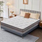 Matelas 140x190 cm �p 28 cm matelas � ressorts ensach�s et � m�moire de forme hybride matelas 10 zones ...