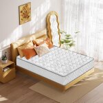 Matelas 140x190 cm - �p 27 cm - matelas 2 personnes - certifi� oeko - tex hybride - ressorts ensach�s ...