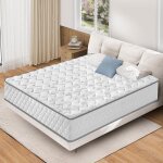 Matelas 140x190 cm - ep 28 cm certifié oeko - tex ® hybride - ressorts ensachés + mousse mémoire de forme ... Matelas 140x190 cm - ep 28 cm certifié oeko - tex ® hybride - ressorts ensachés + mousse mémoire de forme ...