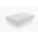 Matelas 140x190 cm tempus premier mousse visco�lastique + supersoft + fibres biotherm: 5 cm - moonia
