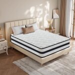 Matelas 140x190 paisseur 28 cm ressorts et mousse  mmoire de forme ferme mais souple durable et antibactri ...