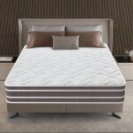 Matelas 140x190 h3 - 7 zones ergonomiques mousse hr & ressorts 28cm certifi oeko - tex confort ferme ...