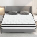 Matelas 140x190 hybride mousse mmoire & ressorts 28cm hypoallergnique certifi adaptabilit intelligente ...