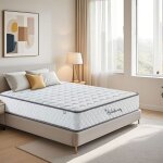 Matelas 140x190 - premium - ressorts ensachés mousse à mémoire de forme et blue latex - 8 zones de confort ... Matelas 140x190 - premium - ressorts ensachés mousse à mémoire de forme et blue latex - 8 zones de confort ...