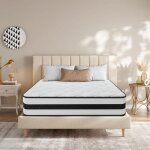 Matelas 140x190 matelas ferme ressorts ensach�s + mousse � m�moire de forme �paisseur 28cm soutien dos ...