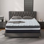 Matelas 140x200 cm premium 30cm tr�s �pais - matelas a memoire de forme en mousse et ressorts - matelas ...