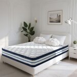 Matelas 140x200 cm confort premium �paisseur 28 cm ressorts ensaches et en mousse � m�moire de forme ...