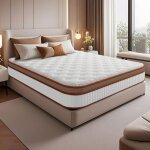 Matelas 140x200 cm - p 26cm - multicouches extra confort 10 zones - ergonomique - fermet moyenne et ...