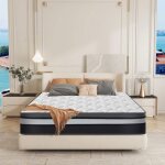 Matelas 160x200 - trs pais 28 cm - mmoire de forme + ressorts - hypoallergnique - tissu hautement ...