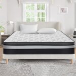 Matelas 140x200 cm �p 30cm matelas � ressorts ensach�s m�moire de forme hybride matelas 10 zones confort ...