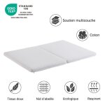 Matelas 140x200 cm pliable 2 places pour canapé - lit epaisseur 10 cm - Éponge 23d - tissu en nid dabeille ... Matelas 140x200 cm pliable 2 places pour canapé - lit epaisseur 10 cm - Éponge 23d - tissu en nid dabeille ...