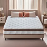 Matelas 140x200 �paisseur 26cm matelas mousse � m�moire de forme + ressorts ensach�s confort �quilibr� ...