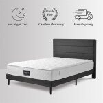 Matelas 140x200 mousse froide ressorts ensachés 25 cm epaisseur housse en microfibre 7 zones de soutien ... Matelas 140x200 mousse froide ressorts ensachés 25 cm epaisseur housse en microfibre 7 zones de soutien ...