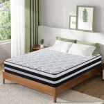 Matelas 160 x 200 cm epaisseur 26 cm matelas � ressorts ensach�s silencieux et sans bruit soutien moyennement ...