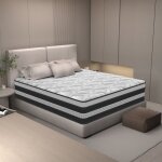 Matelas 160 x 200 m�moire de forme �p 28 cm 8 zones diff�renci�es orthop�diques hypoallerg�nique soutien ...