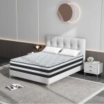 Matelas 160x200 cm - 26 cm - hybride - ressorts ensachs + mousse mmoire de forme - soutien mi - ferme ...