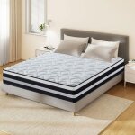 Matelas 160x200 cm hauteur 27cm avec noyau à ressorts ensachés + mousse à mémoire de forme certifié oko ... Matelas 160x200 cm hauteur 27cm avec noyau à ressorts ensachés + mousse à mémoire de forme certifié oko ...