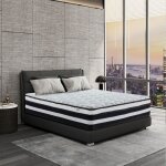 Matelas 160x200 cm �pais 26cm matelas � ressorts ensach�s en � m�moire de forme 10 zones de confort moyenne ...
