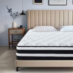 Matelas 160x200 cm - �p 26cm - luxe matelas de lit dadulte - mousse � m�moire de forme - 10 zones de ...