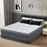 Matelas 160x200 �paisseur 28 cm matelas hybrid mousse � m�moire de forme et ressorts ensach�s certifi� ...