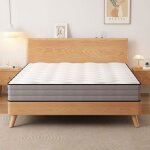 Matelas 160x200 - ressorts ensach�s + mousse m�moire de forme premium - �paisseur 20 cm - respirant - ...