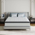 Matelas 180x200 - �pais 25 cm - m�moire de forme + ressorts - hypoallerg�nique - tissu hautement respirant ...