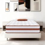 Matelas 90 x 190 m�moire de forme �paisseur 28 cm matelas hybrid ressorts ensach�s solide et confortable ...