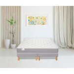 Matelas 90 x 190 simmons - hauteur 22 cm - ressorts ensachs - suspension fullspring - no flip - fabriqu ...