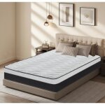 Matelas 140x190 cm confort premium �paisseur 28 cm ressorts ensaches et en mousse � m�moire de forme ...