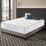 Matelas 140x200 cm p 28cm mmoire de forme + ressorts ensachs indpendants7 zonesfermet moyennerespirabilit ...