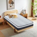 Matelas 90x200 cm - ep 26 cm hybride - ressorts ensachés + mousse mémoire de forme - durable certifié ... Matelas 90x200 cm - ep 26 cm hybride - ressorts ensachés + mousse mémoire de forme - durable certifié ...