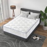 Matelas 160x200 cm mousse � m�moire de forme orthop�dique 10 zones oeko - tex certifi� anti - acariens ...