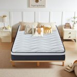 Matelas 90x200 cm - Épaisseur 25 cm hybride - ressorts ensachés + mousse mémoire de forme - soutien mi ... Matelas 90x200 cm - Épaisseur 25 cm hybride - ressorts ensachés + mousse mémoire de forme - soutien mi ...