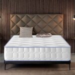 Matelas 160x200 cm mousse � m�moire de forme haute r�silience 10 zones mi - ferme oeko - tex respirant ...
